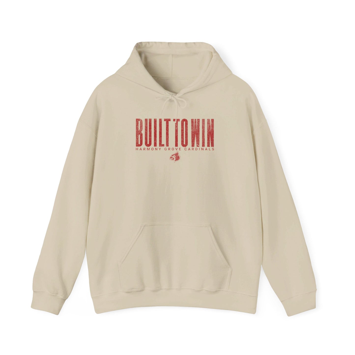 Vintage Built to Win - Unisex Heavy Blend™ Hooded Sweatshirt