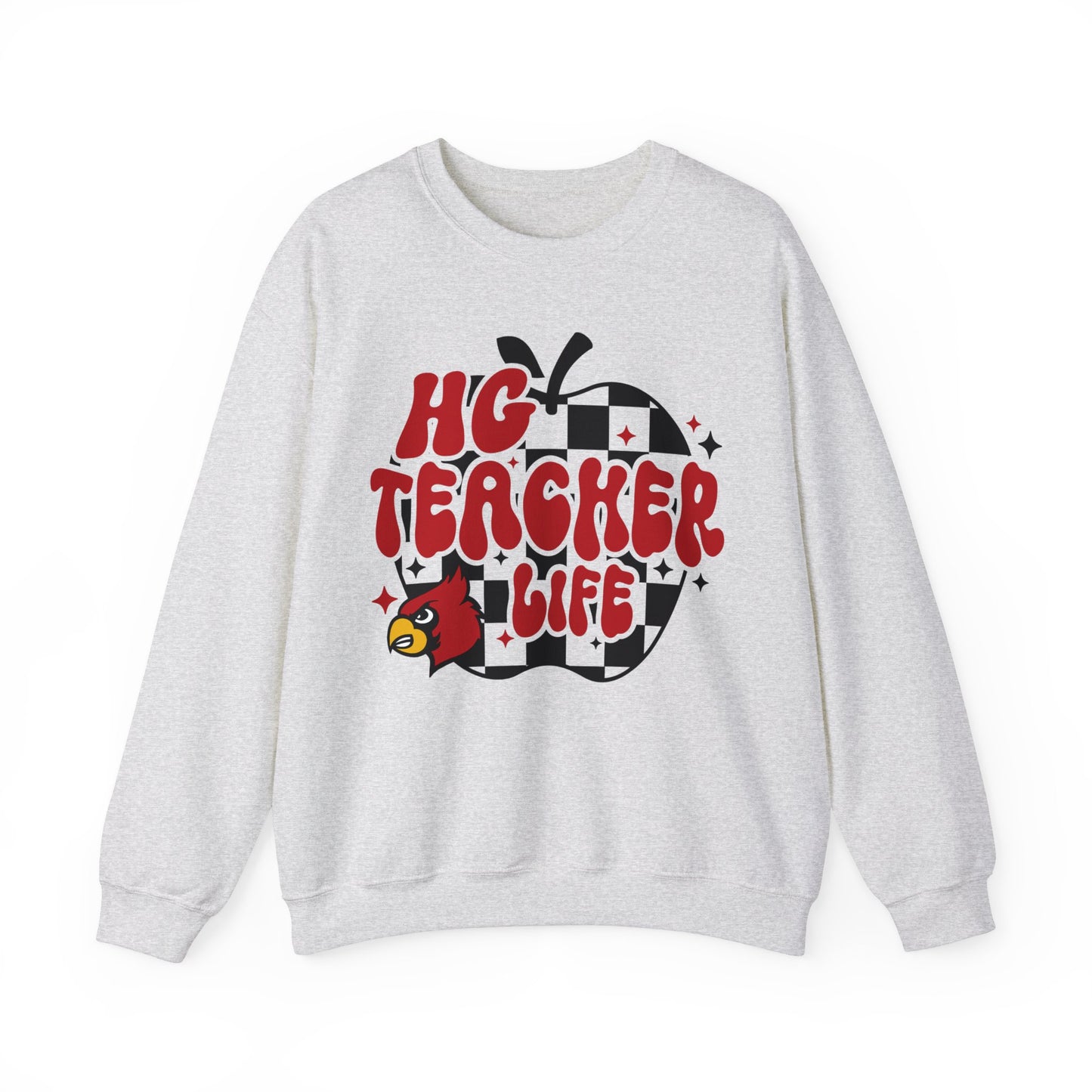 HG Teacher Life Apple - Unisex Heavy Blend™ Crewneck Sweatshirt