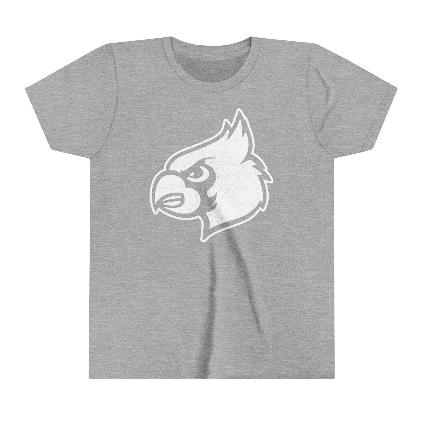 Cardinal Distressed - Bella + Canvas Youth Tee