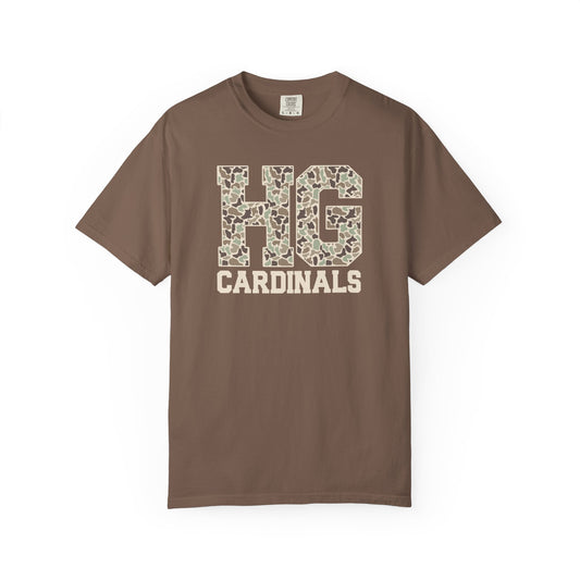 Old School Camo HG Cardinals - Comfort Colors T Shirt