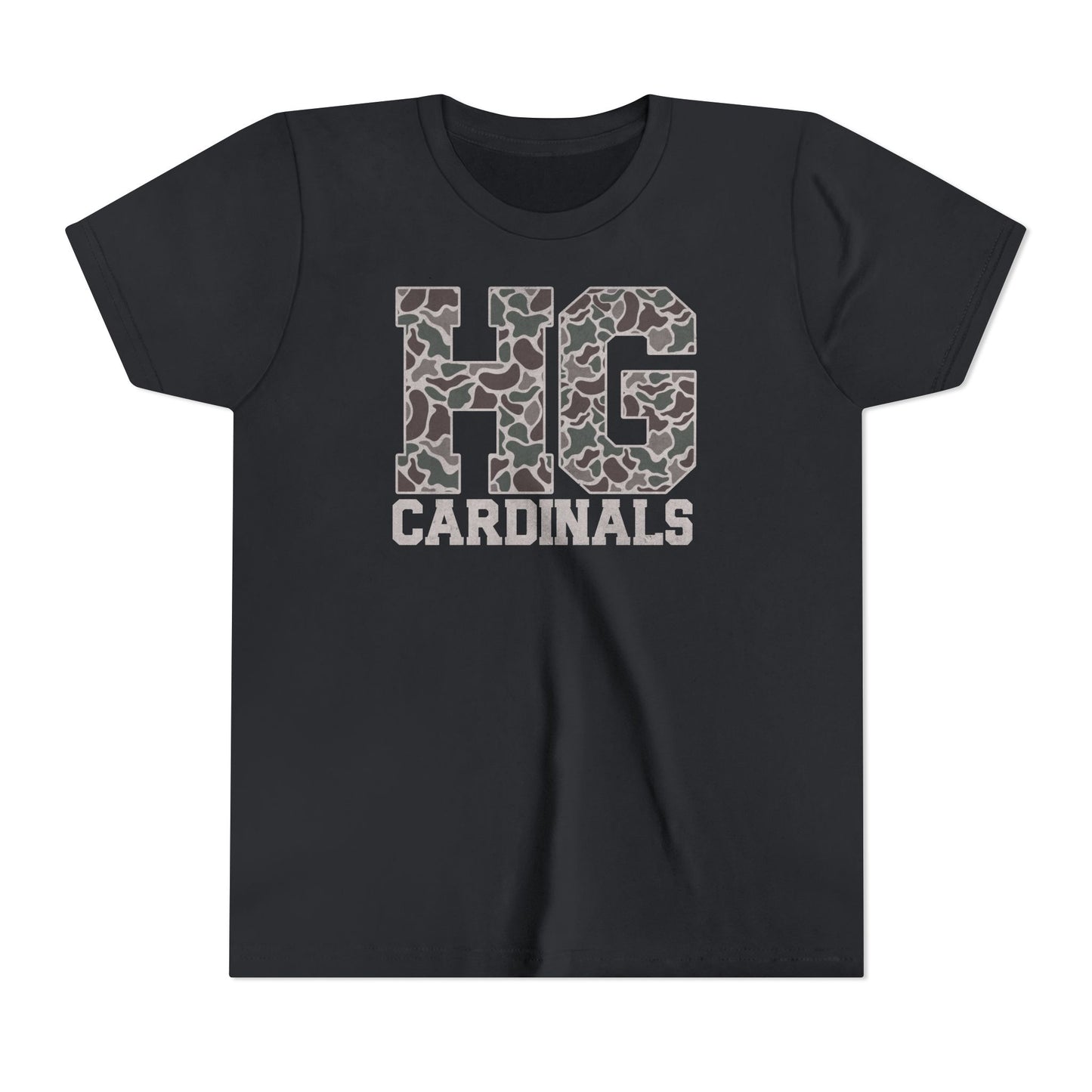 Old School Camo HG Cardinals - Bella + Canvas Youth Tee