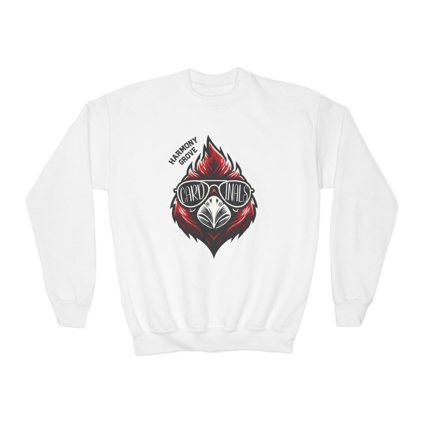 Harmony Grove Cardinal Sunglasses - Youth Crew Sweatshirt
