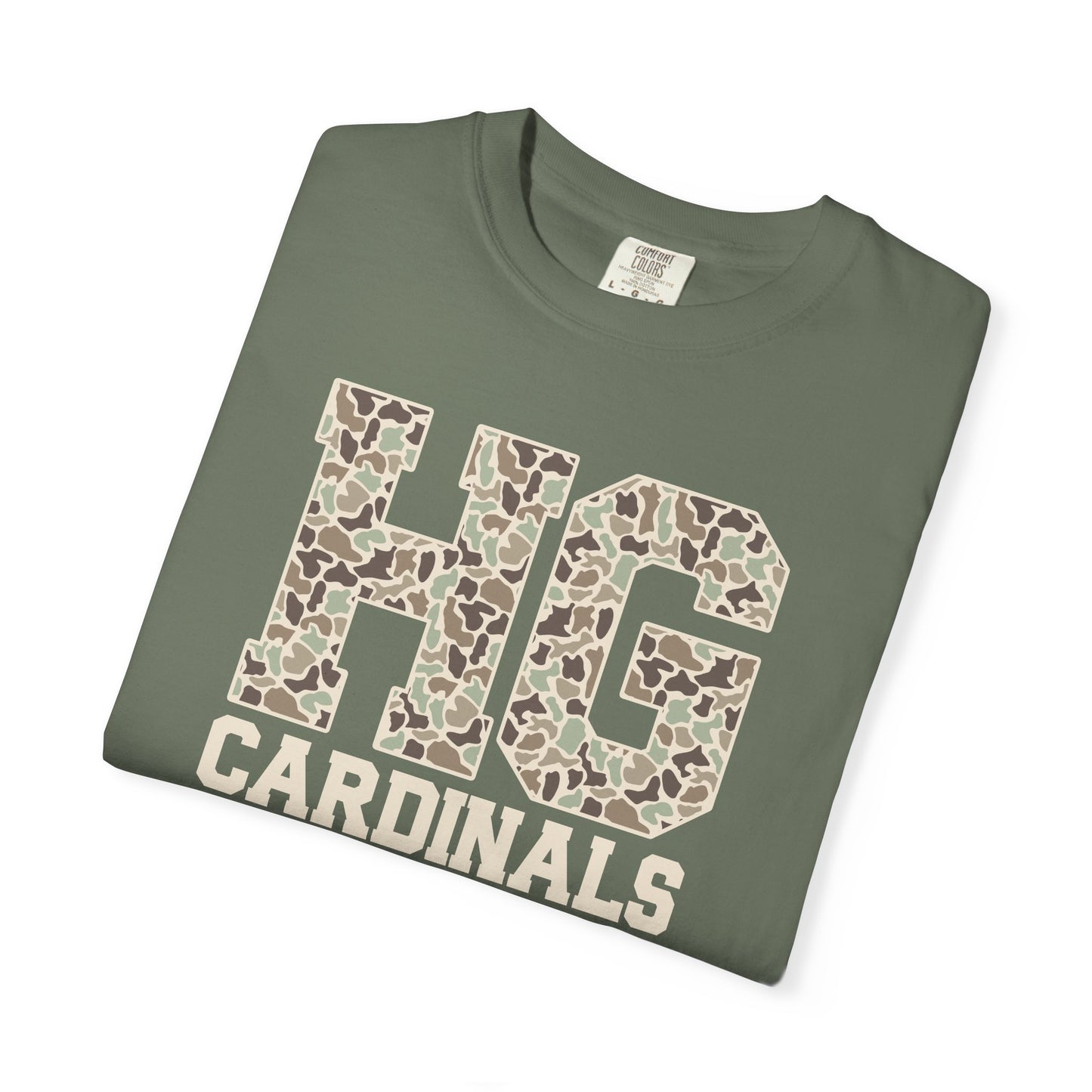 Old School Camo HG Cardinals - Comfort Colors T Shirt