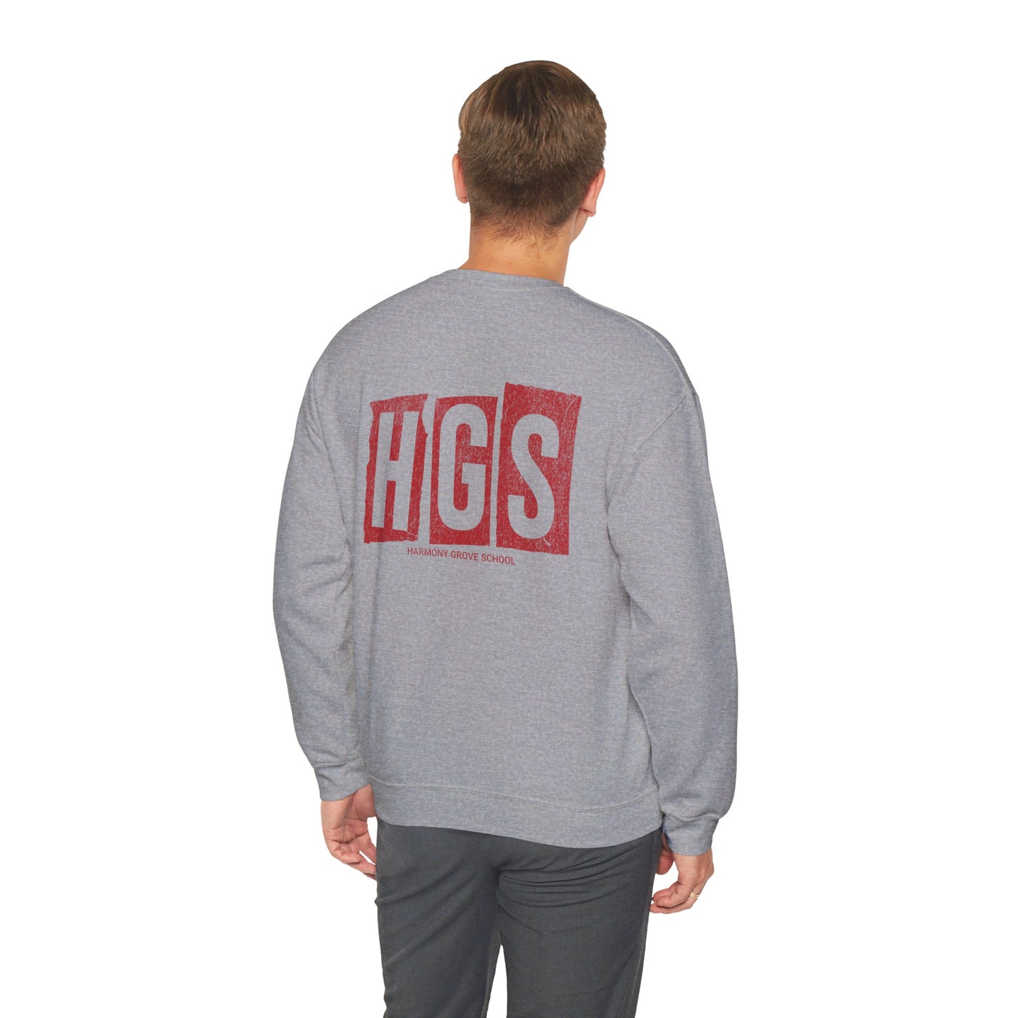 Vintage Cardinals + HGS - Unisex Heavy Blend™ Crewneck Sweatshirt