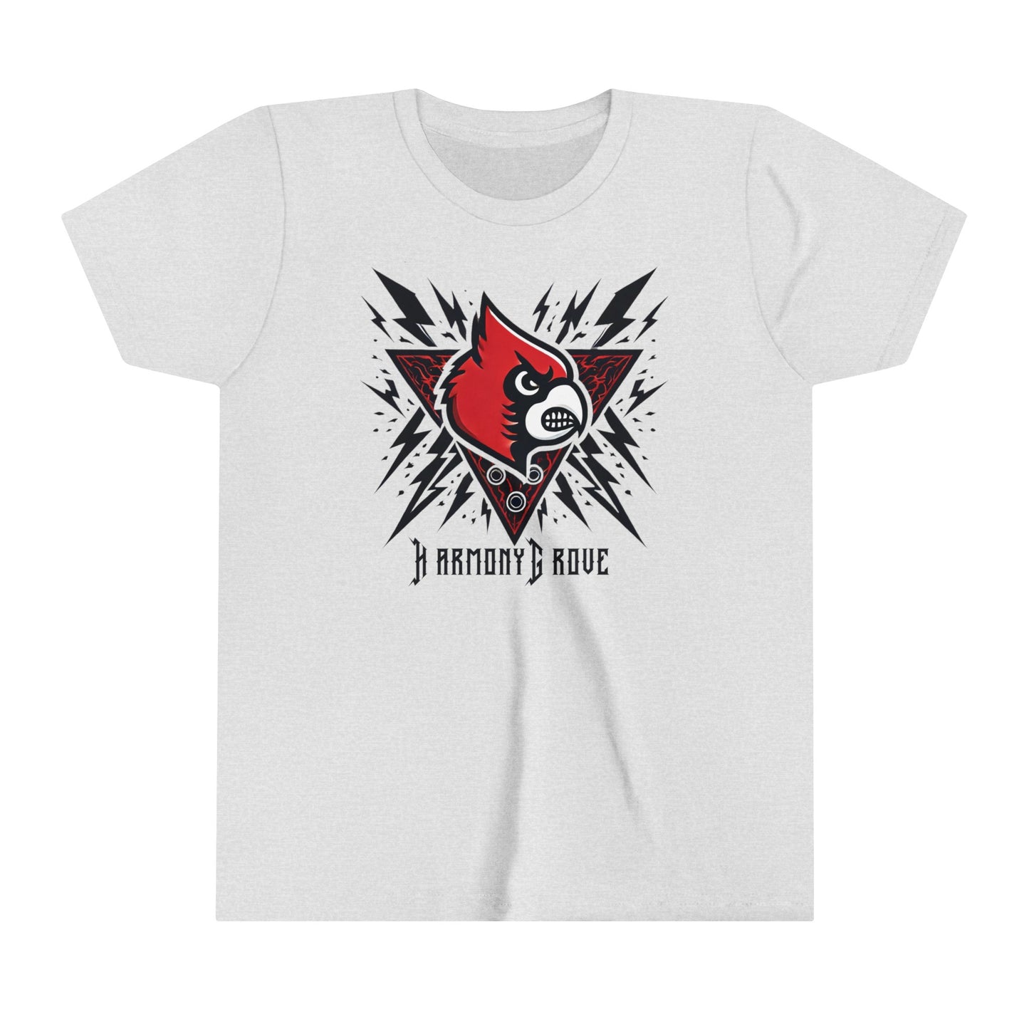 Harmony Grove Cardinals Rock Style - Bella + Canvas Youth Tee
