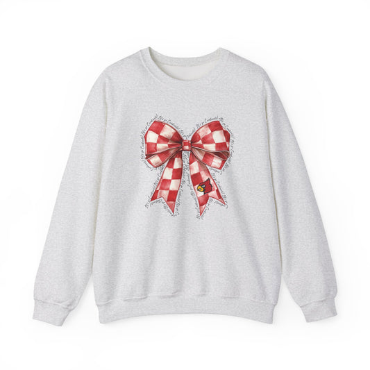 Let's go Cardinals Coquette Bow - Unisex Heavy Blend™ Crewneck Sweatshirt
