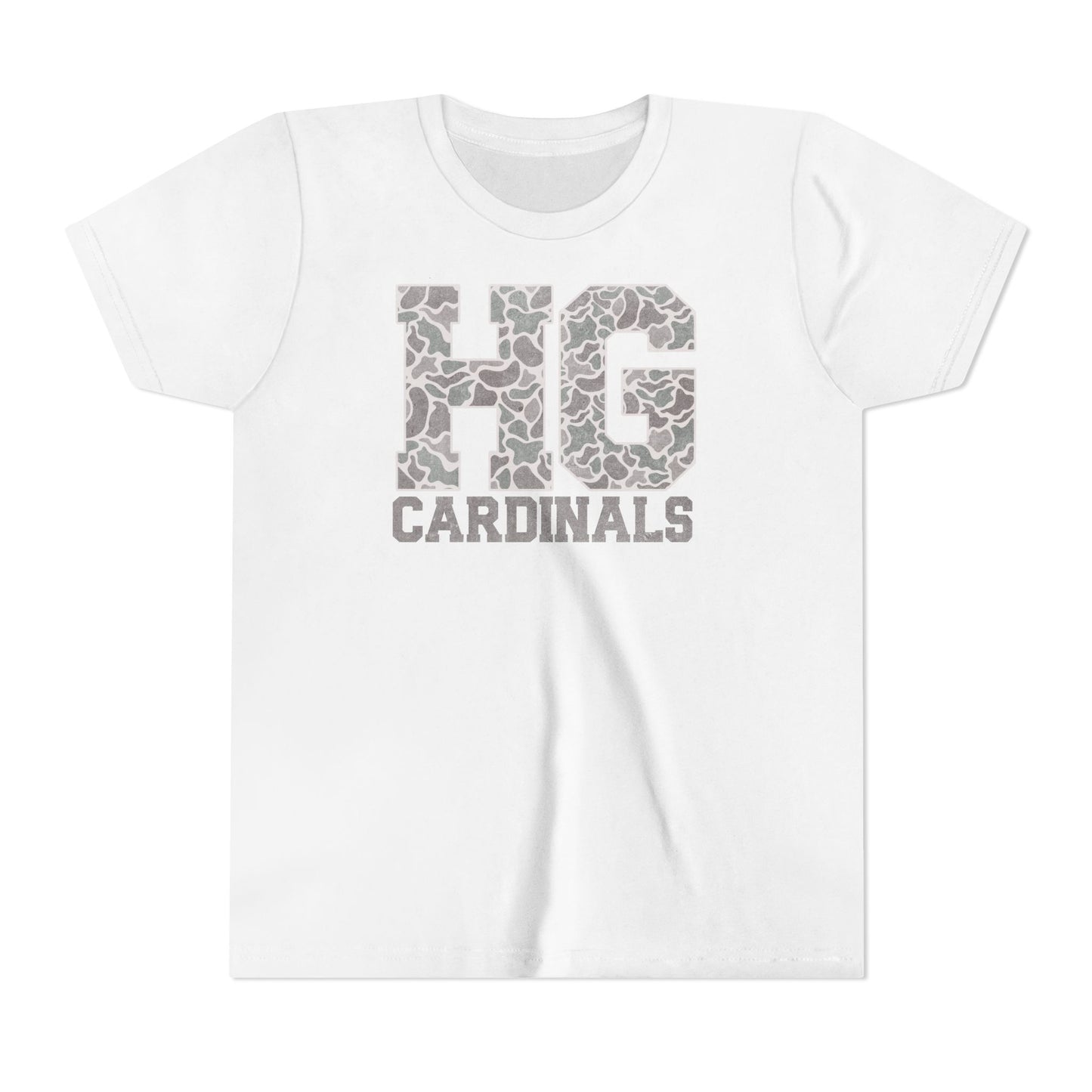 Old School Camo HG Cardinals - Bella + Canvas Youth Tee