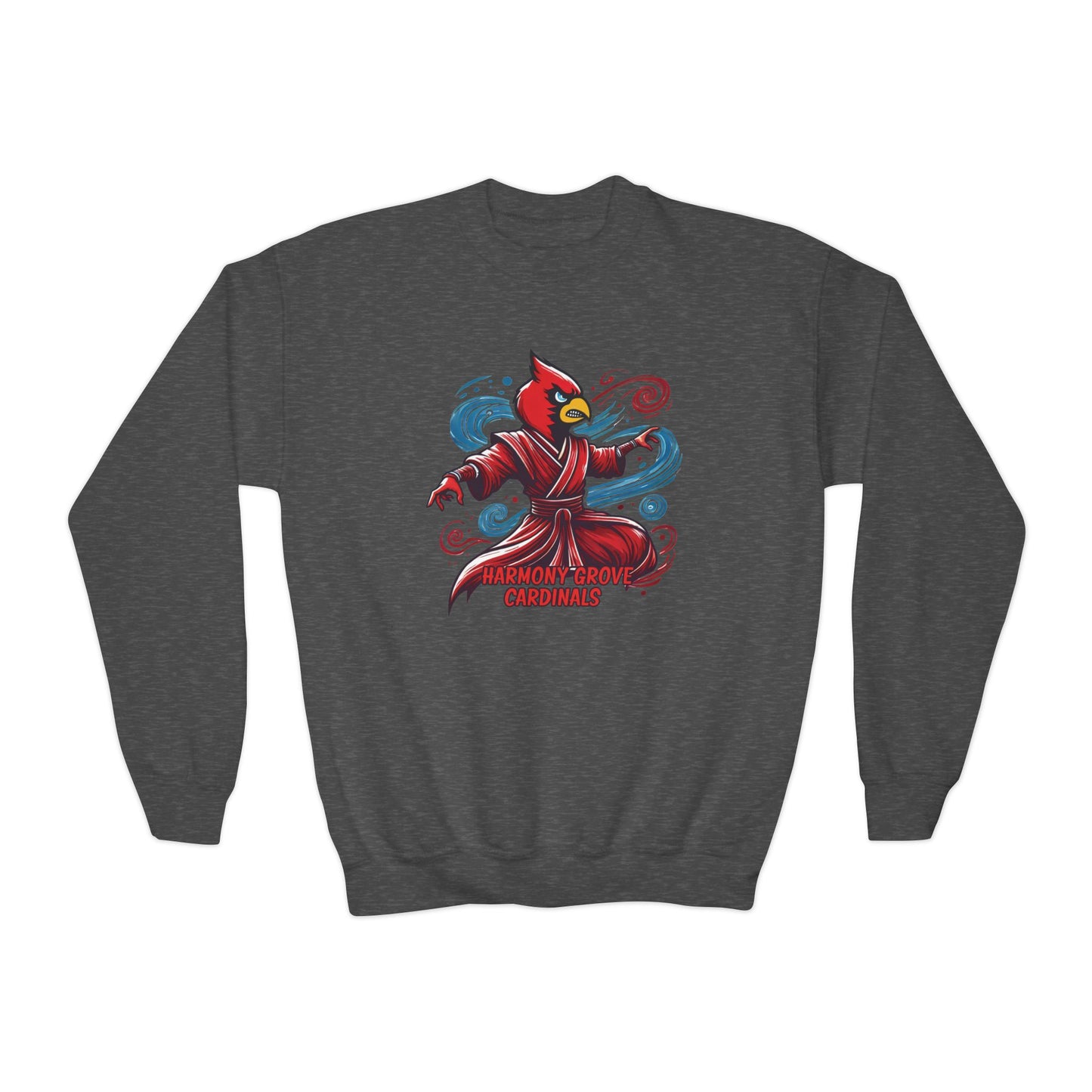 Airbender Harmony Grove Cardinal - Youth Crew Sweatshirt