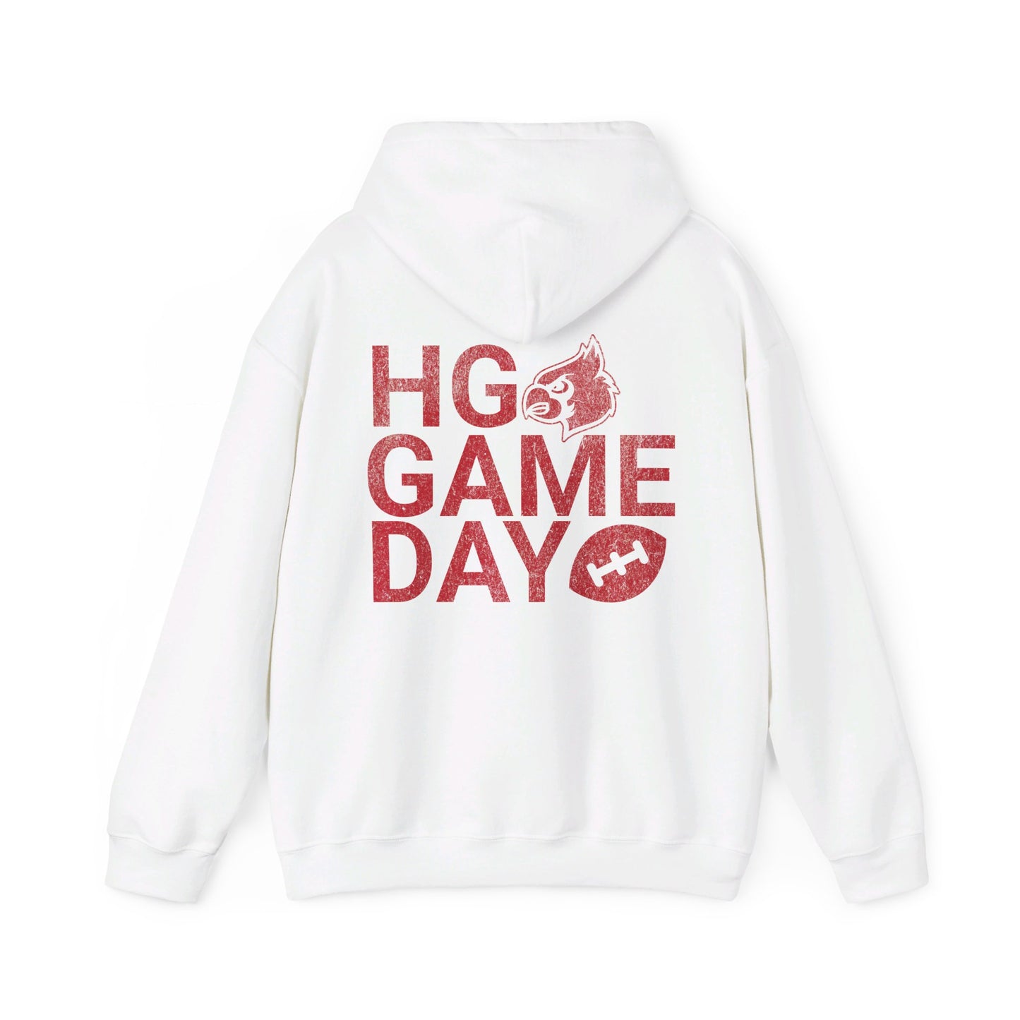 Vintage HG Game Day Football - Unisex Heavy Blend™ Hooded Sweatshirt