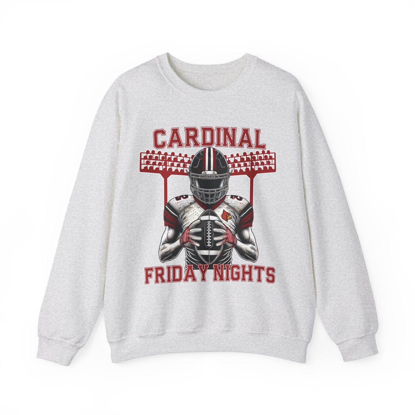 Cardinal Friday Nights Football - Unisex Heavy Blend™ Crewneck Sweatshirt