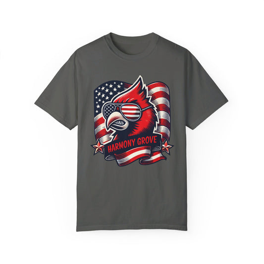 Patriotic Cardinal - Comfort Colors T-shirt