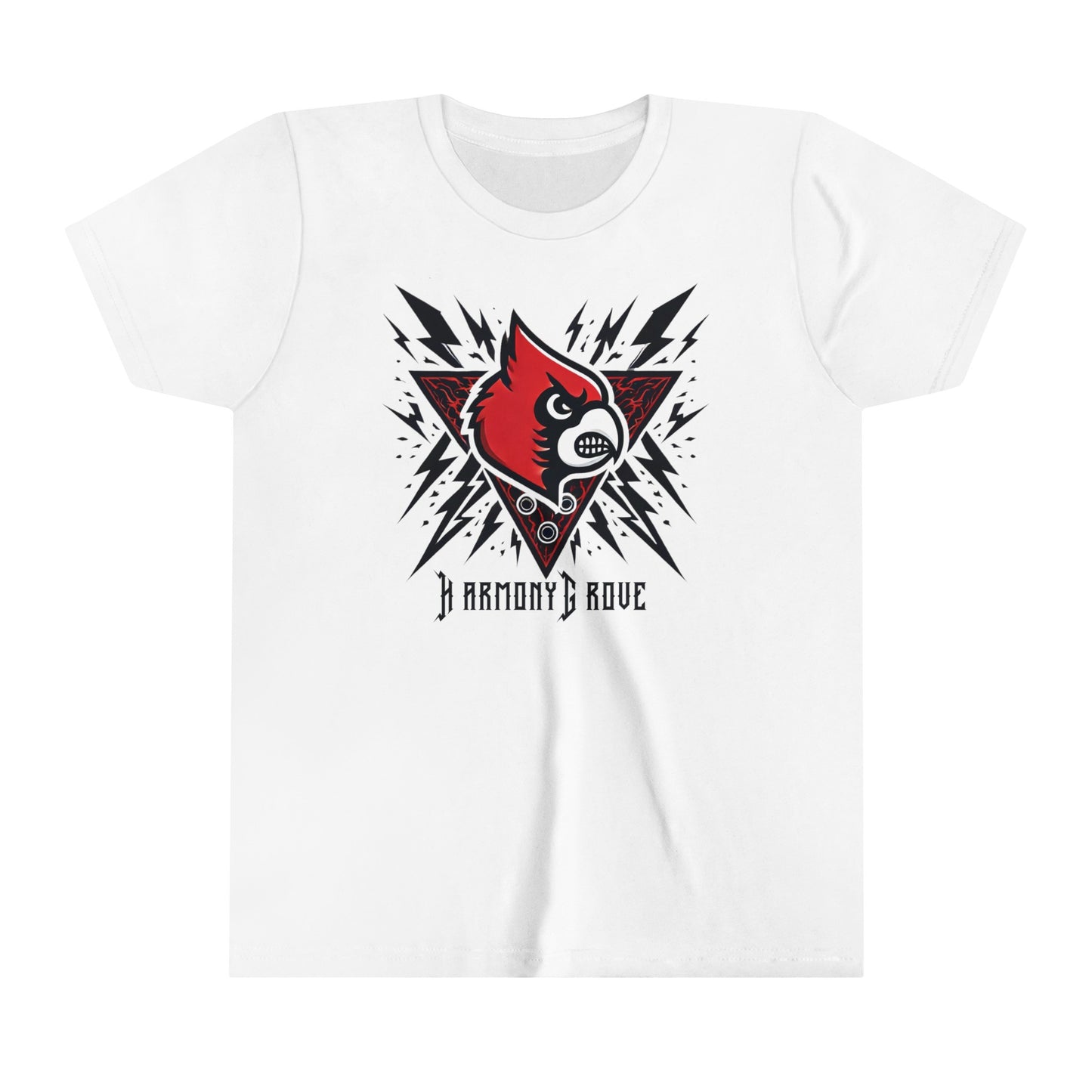 Harmony Grove Cardinals Rock Style - Bella + Canvas Youth Tee