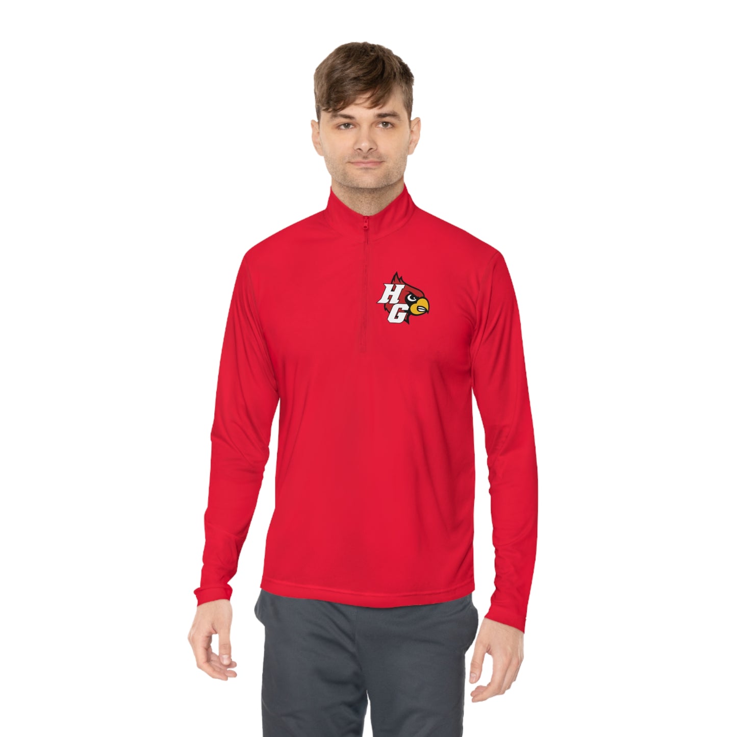 HG Cardinal Logo - Unisex Quarter-Zip Pullover