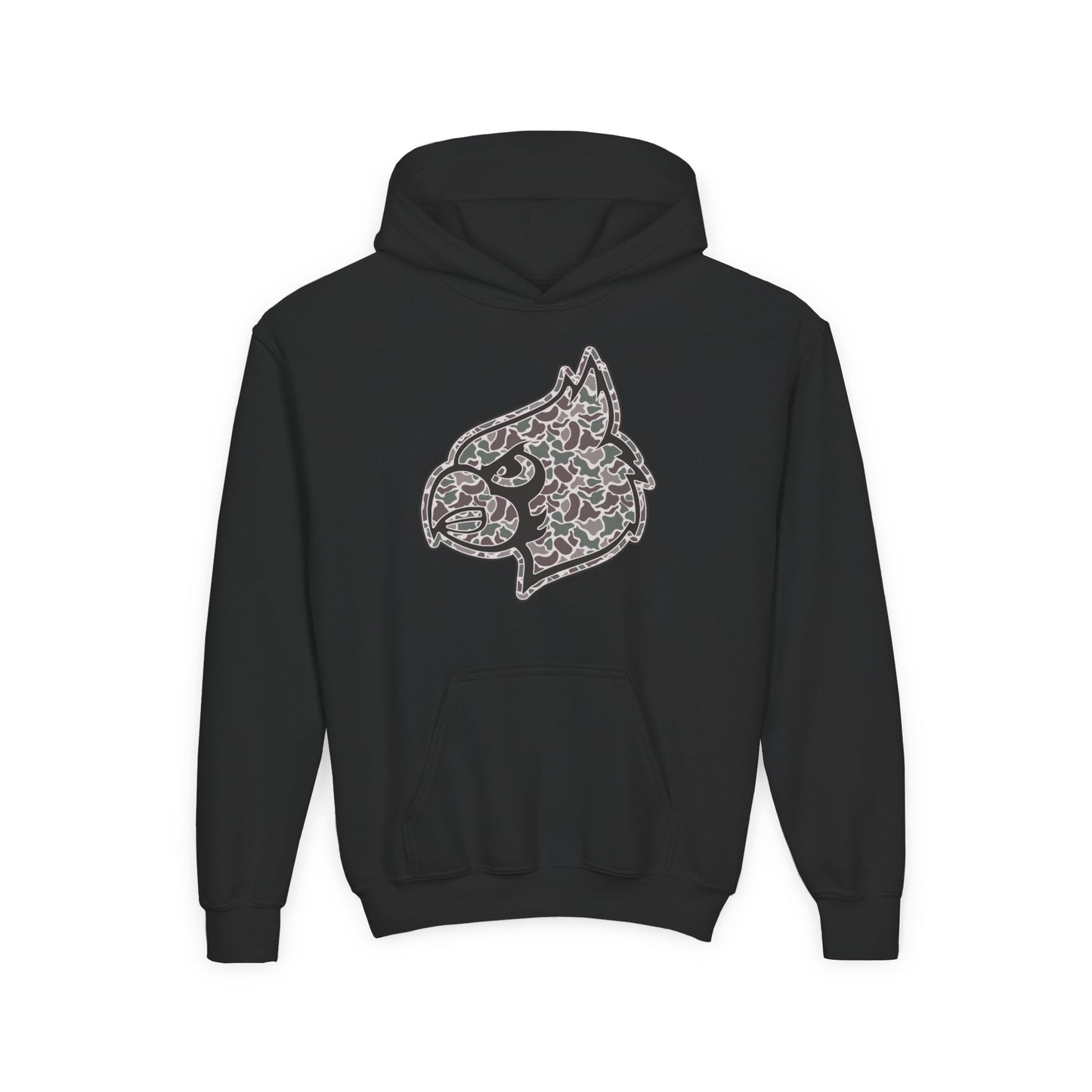 Old School Camo - Youth Heavy Blend Hooded Sweatshirt