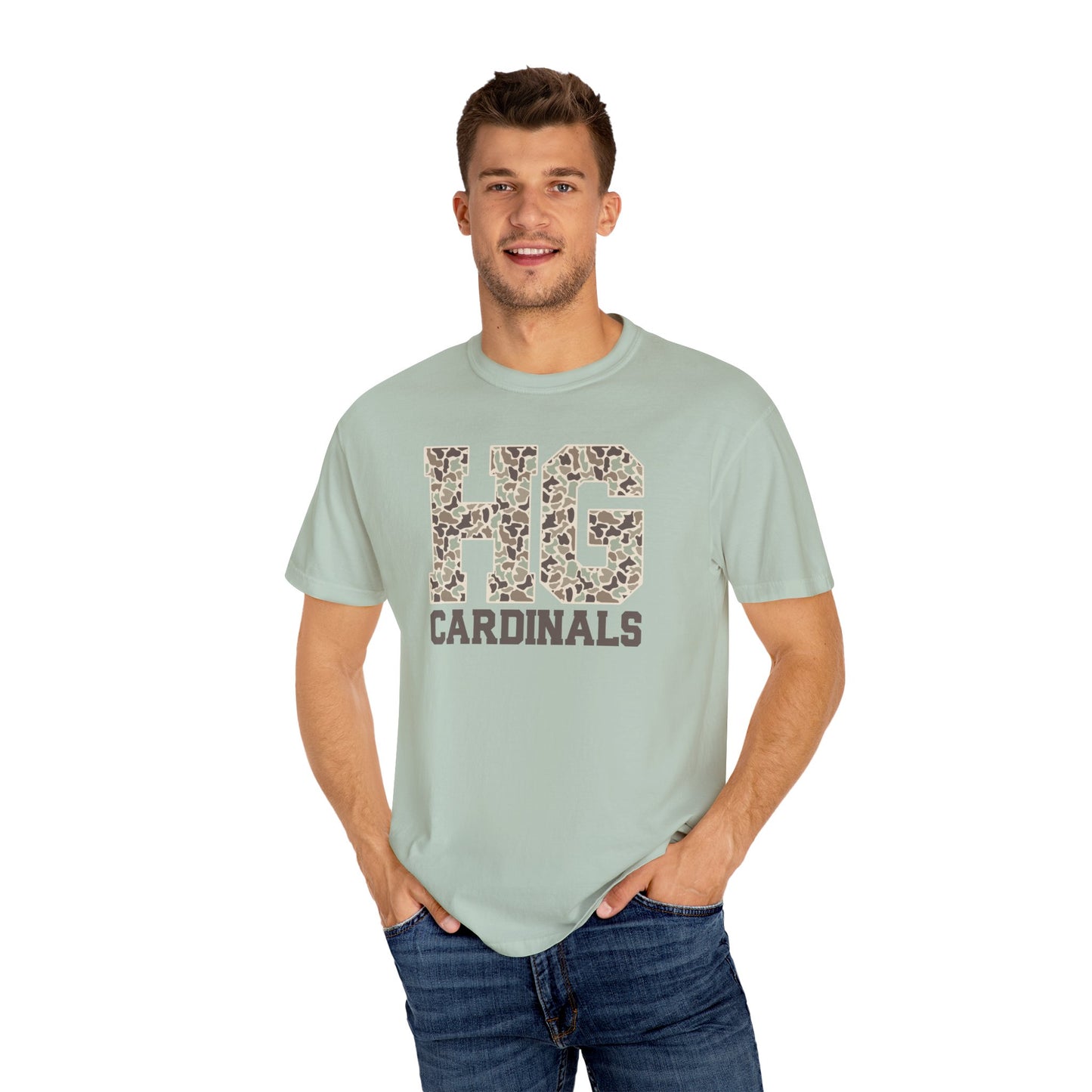 Old School Camo HG Cardinals - Comfort Colors T Shirt