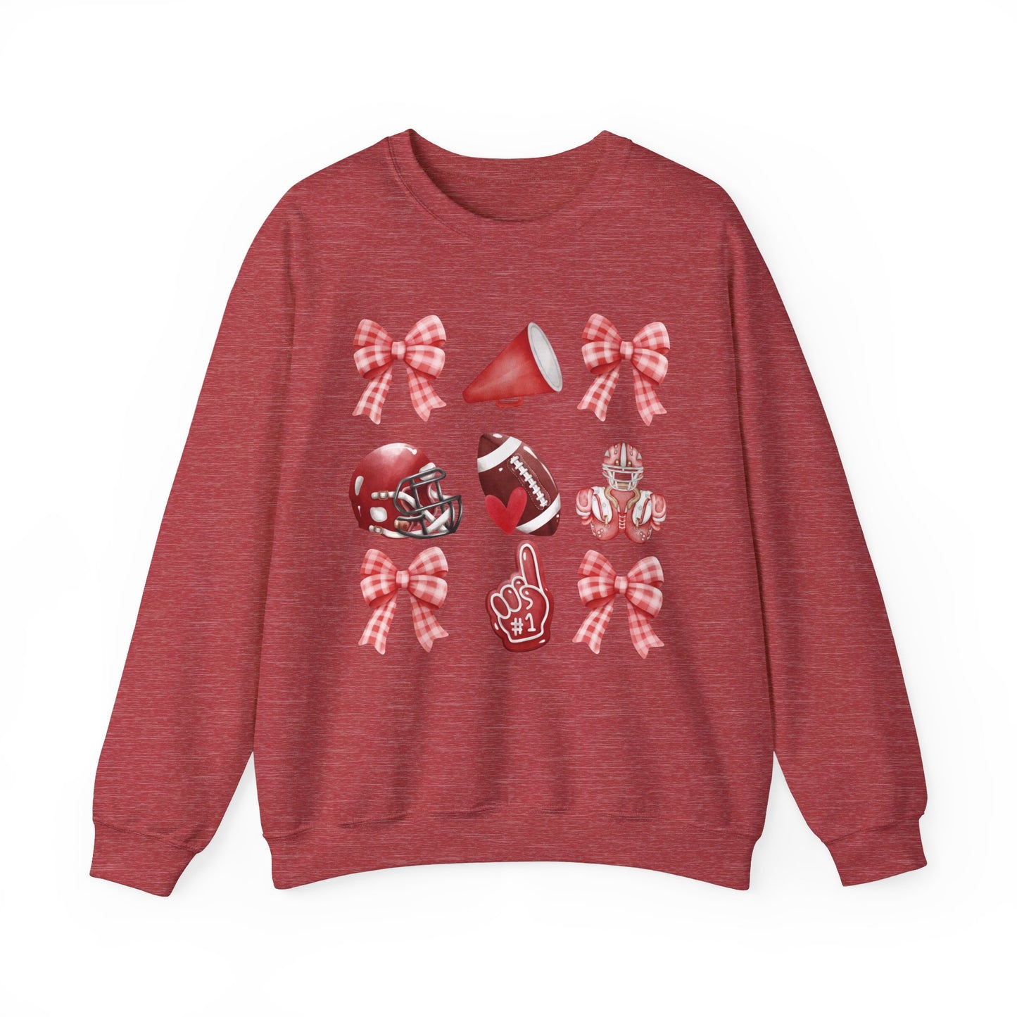 Football Coquette - Unisex Heavy Blend™ Crewneck Sweatshirt